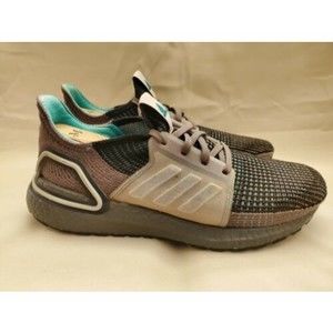 Adidas  Ultra Boost 19 Running Shoes EF1339 Mens Sz 8 Core Black/Grey/Teal